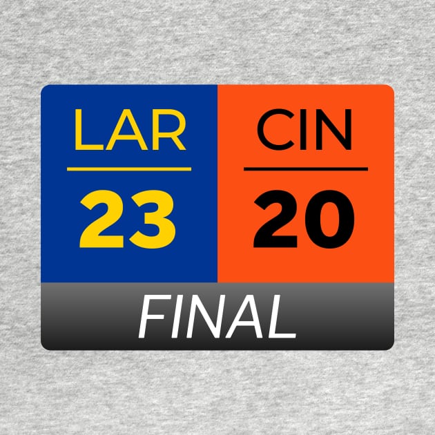 LAR 23 CIN 20 by Caloy